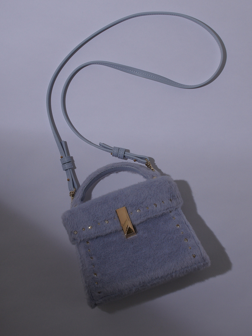 リュタン】ビジュースタッズファーポシェット(ポシェット)｜BAGS