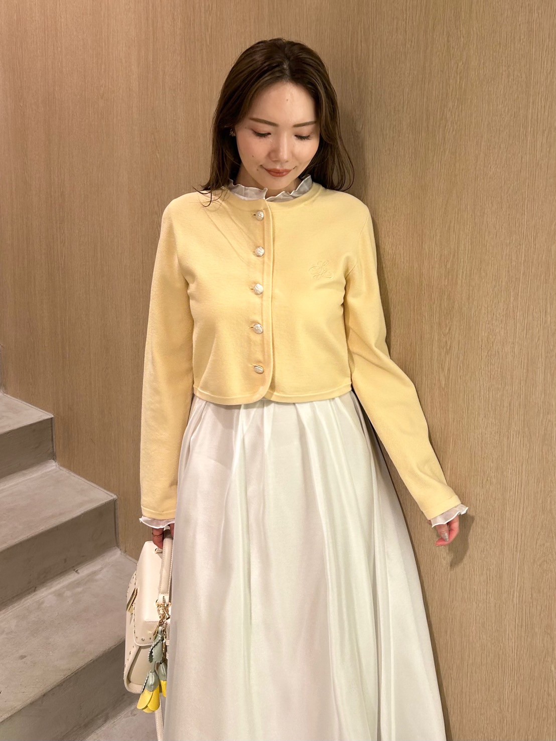 限定カラーあり】フリルデタッチャブルカーディガン(ニットプル