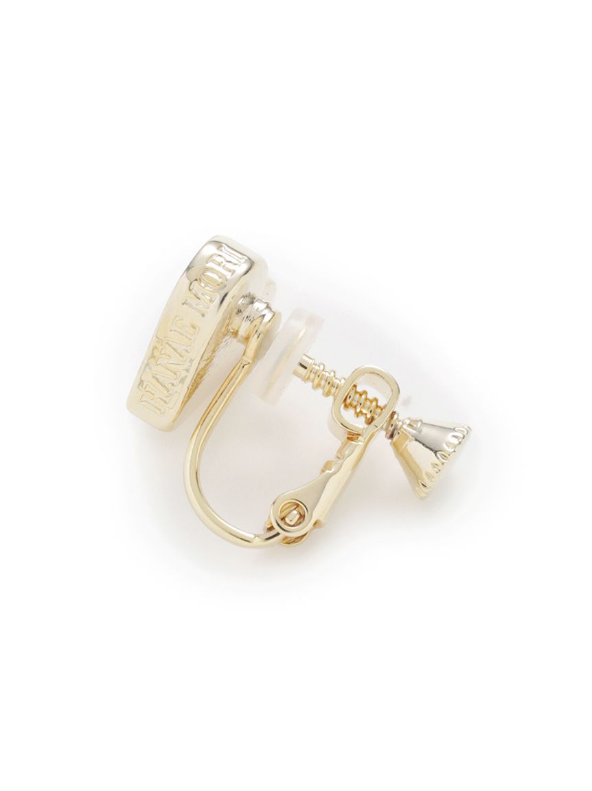 HANAE MORI×CELFORDコラボ】 アーカイブハートイヤリング(ピアス