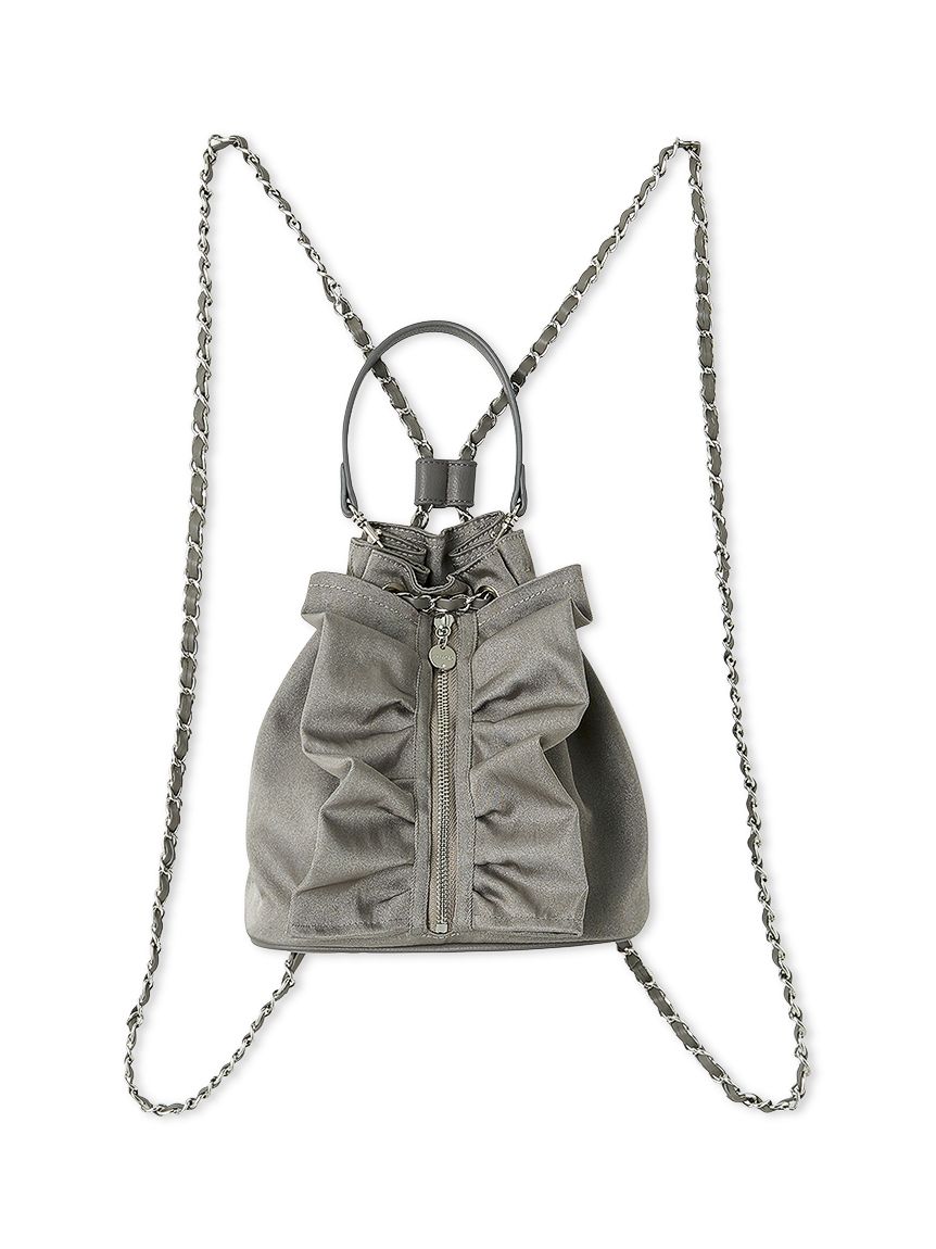 チェーンショルダーフリルサック(ハンドバッグ)｜BAGS（バッグ