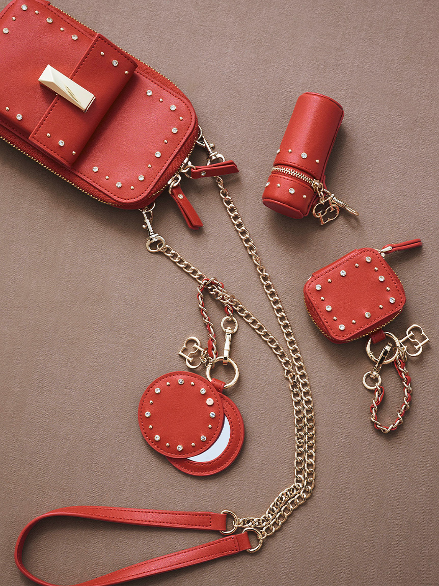 リュタン】ビジュースタッズマルチショルダー(ポシェット)｜BAGS