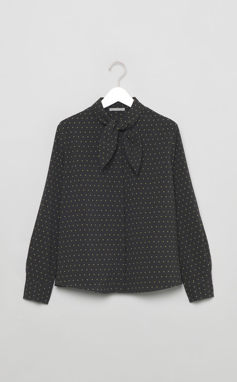 Theory luxe｜ドットプリントボウタイブラウス