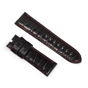 宝石広場オリジナル パネライ用ストラップ クロコダイル 尾錠用