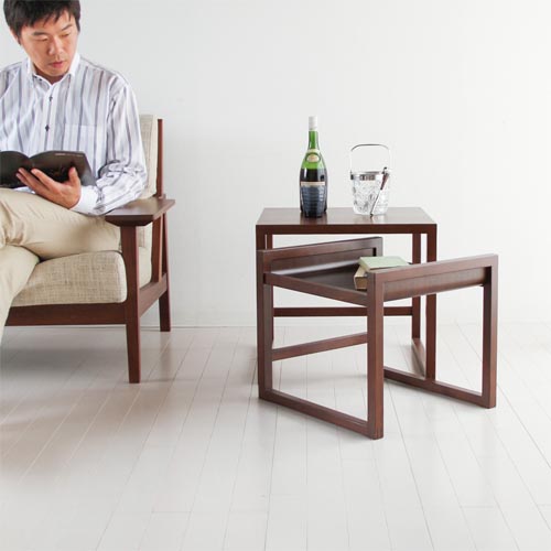 旭川家具 cosine コサイン Nagahara ナガハラ ネストテーブル 国産家具
