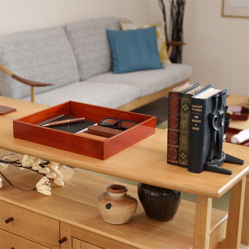 飛騨春慶 元田漆器 色紙文庫 伝統工芸品 木製 小物入れ | MUKU工房