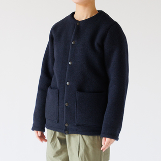 WOOL COLLARLESS JACKET／Jackman / Shop ZUTTO for the long lasting