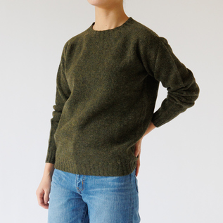 クルーネックセーター Scots Pine／Harley of Scotland（ハーレーオブ