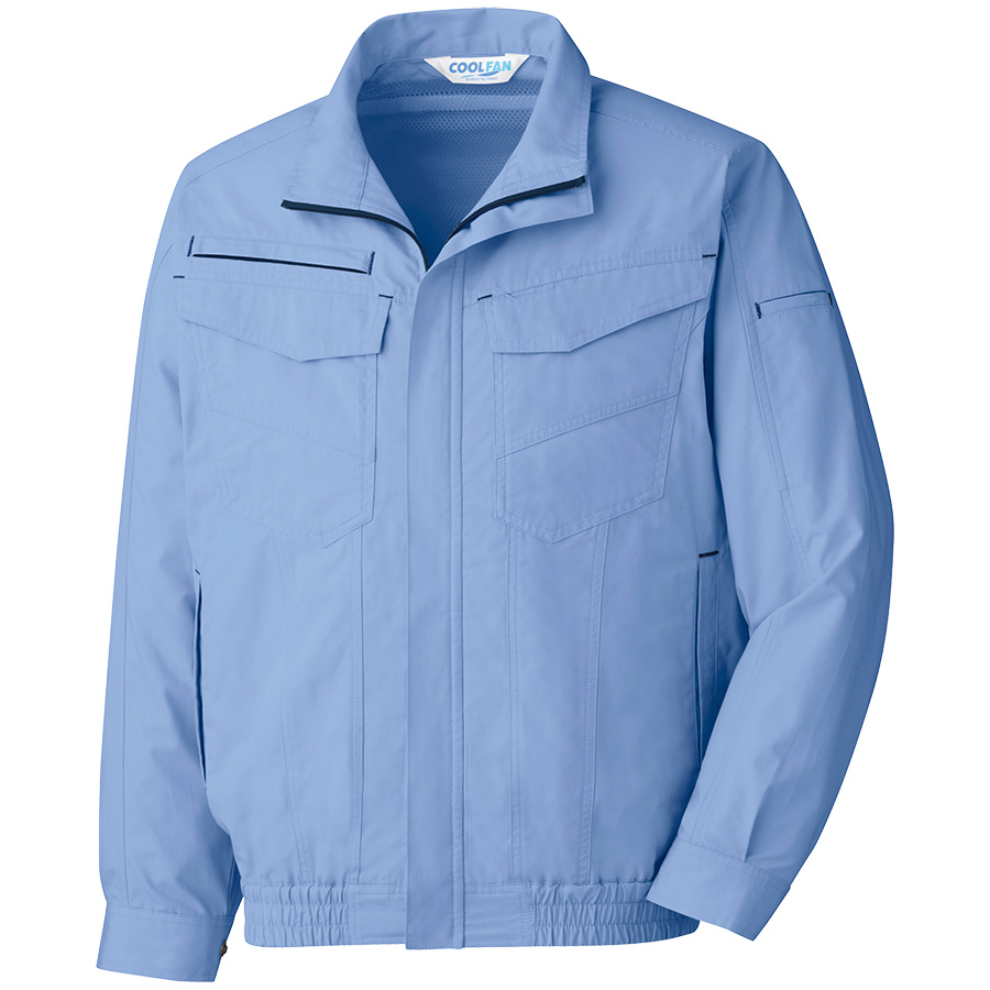 クールファン 長袖ブルゾン（ファン別売） WE143上 サックス