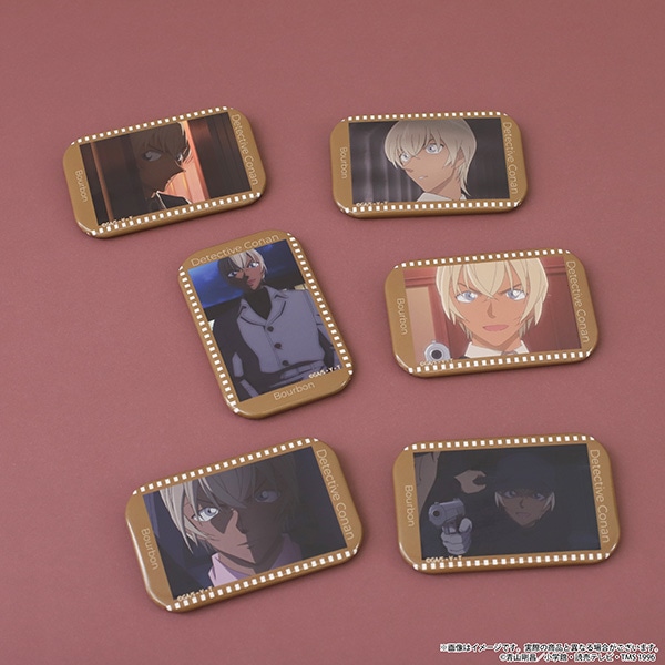 名探偵コナン スクエア缶バッジコレクション／バーボン: キャラグッズ