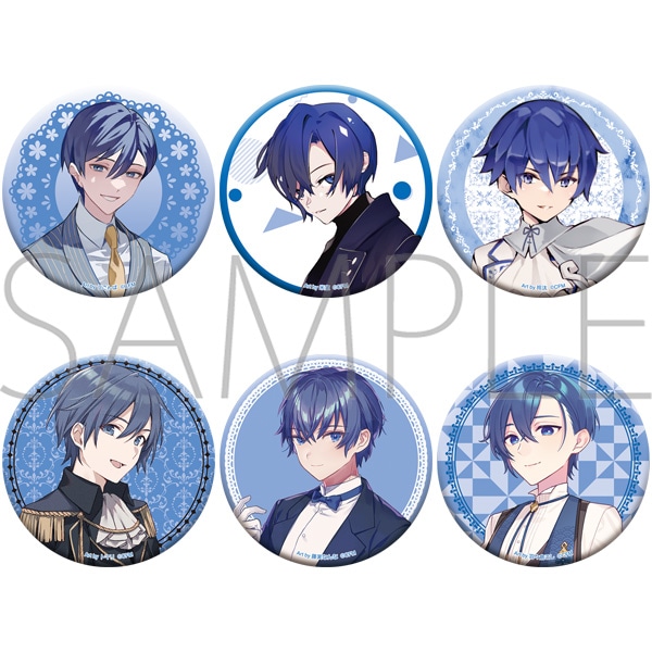初音ミクシリーズ オーロラ缶バッジセット／KAITO: キャラグッズ
