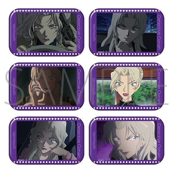 名探偵コナン スクエア缶バッジコレクション／ベルモット: キャラ