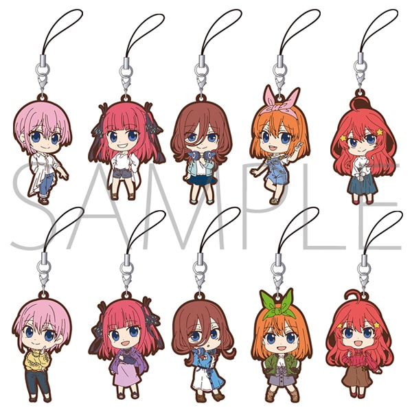 五等分の花嫁∬ ラバーストラップコレクション: キャラグッズ