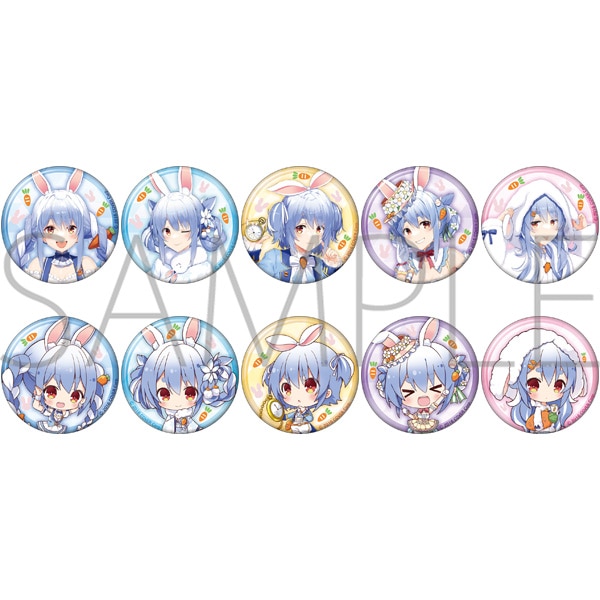 ホロライブ キャラバッジコレクション 兎田ぺこら: キャラグッズ