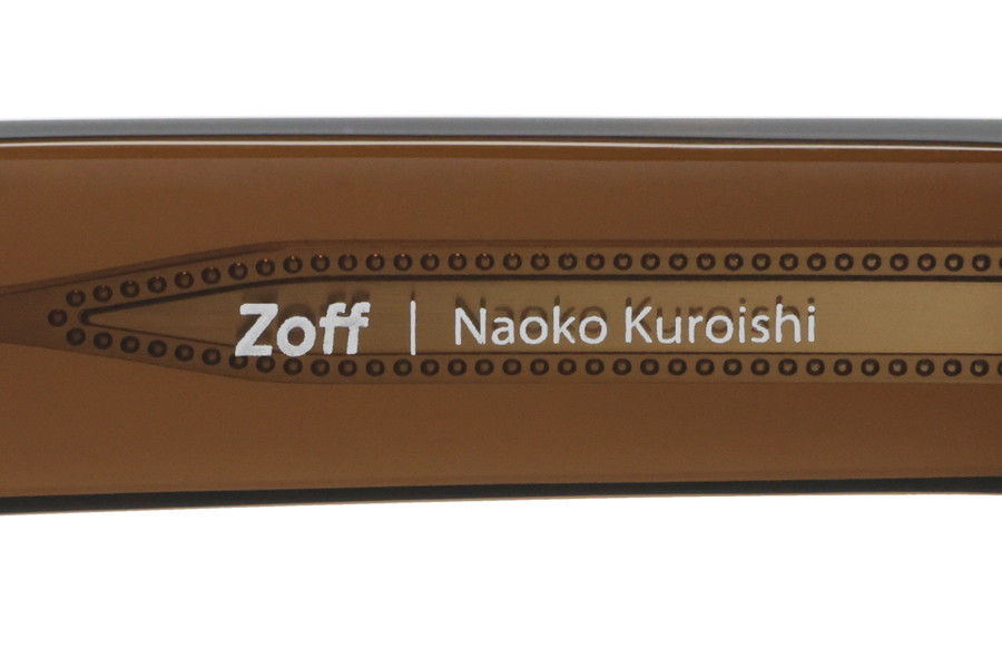 予約終了]#04 Zoff | Naoko Kuroishi HEXAGON SUNCUT GLASSES