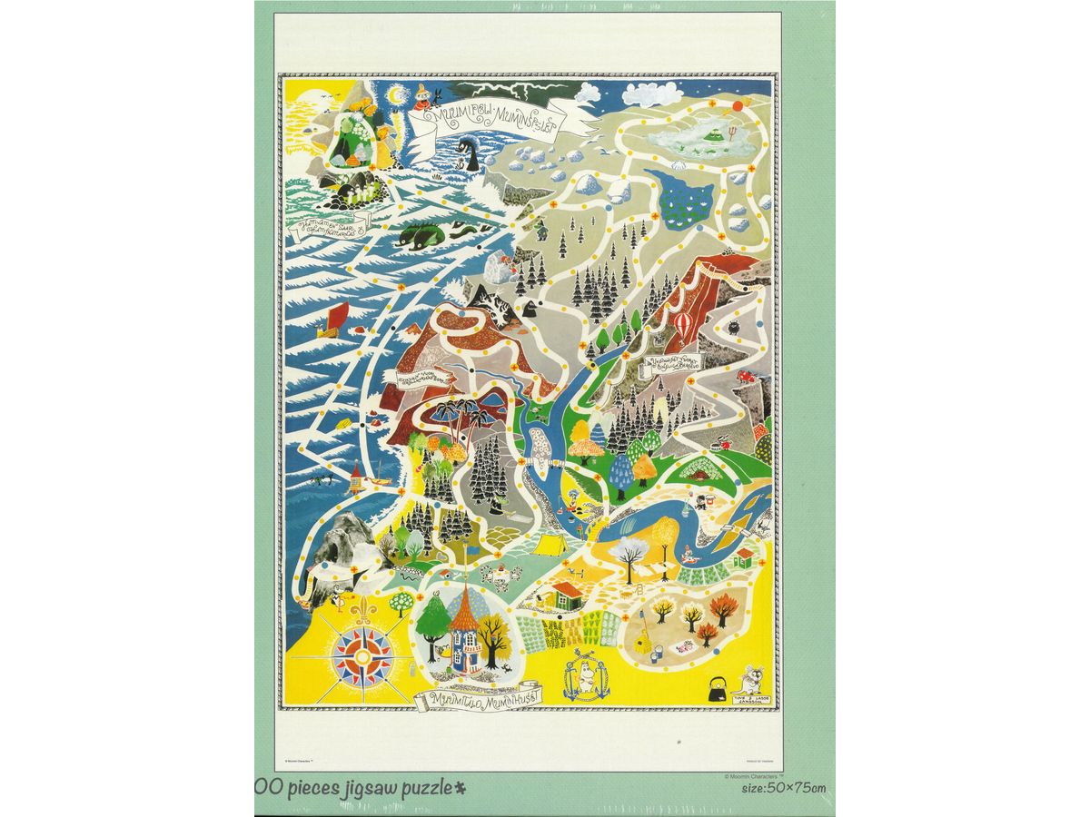 ジグソーパズル: ムーミン マップ オブ ムーミンバレー 1000ピース