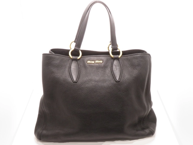 MIUMIU ミュウミュウ レザー 2wayバッグ ヴィッテロカリブ