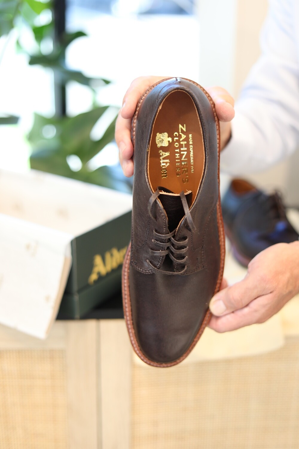 Pre Order - Alden x Zahner's CLothiersArabica Lux Unlined Dover