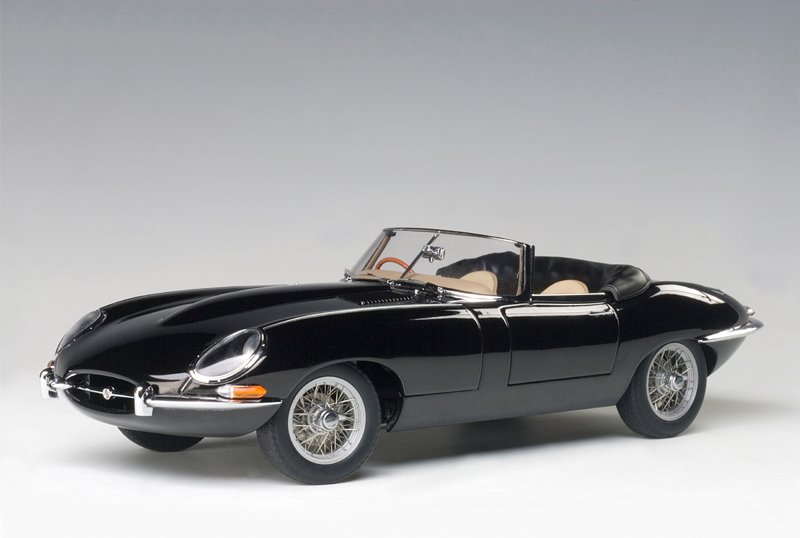 AUTOart Jaguar E-Type Roadster Series 1 3.8 - Black
