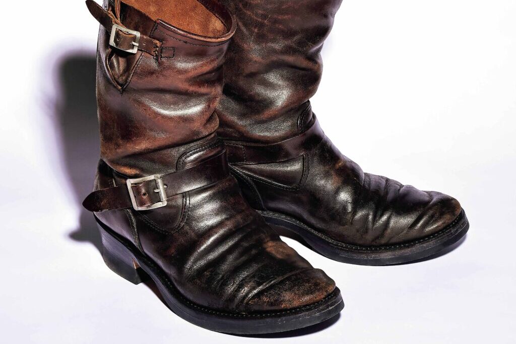 茶芯ならではのエイジングと、'50年代のスタイルとの親和性に惚れ惚れ