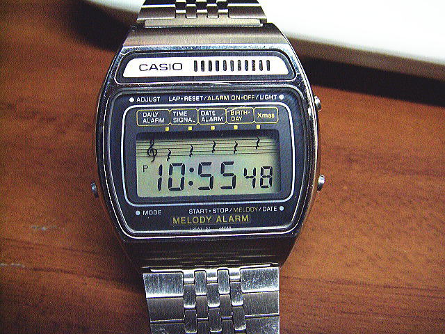 カシオ・メロディーアラーム: デジタルな腕時計たち 2
