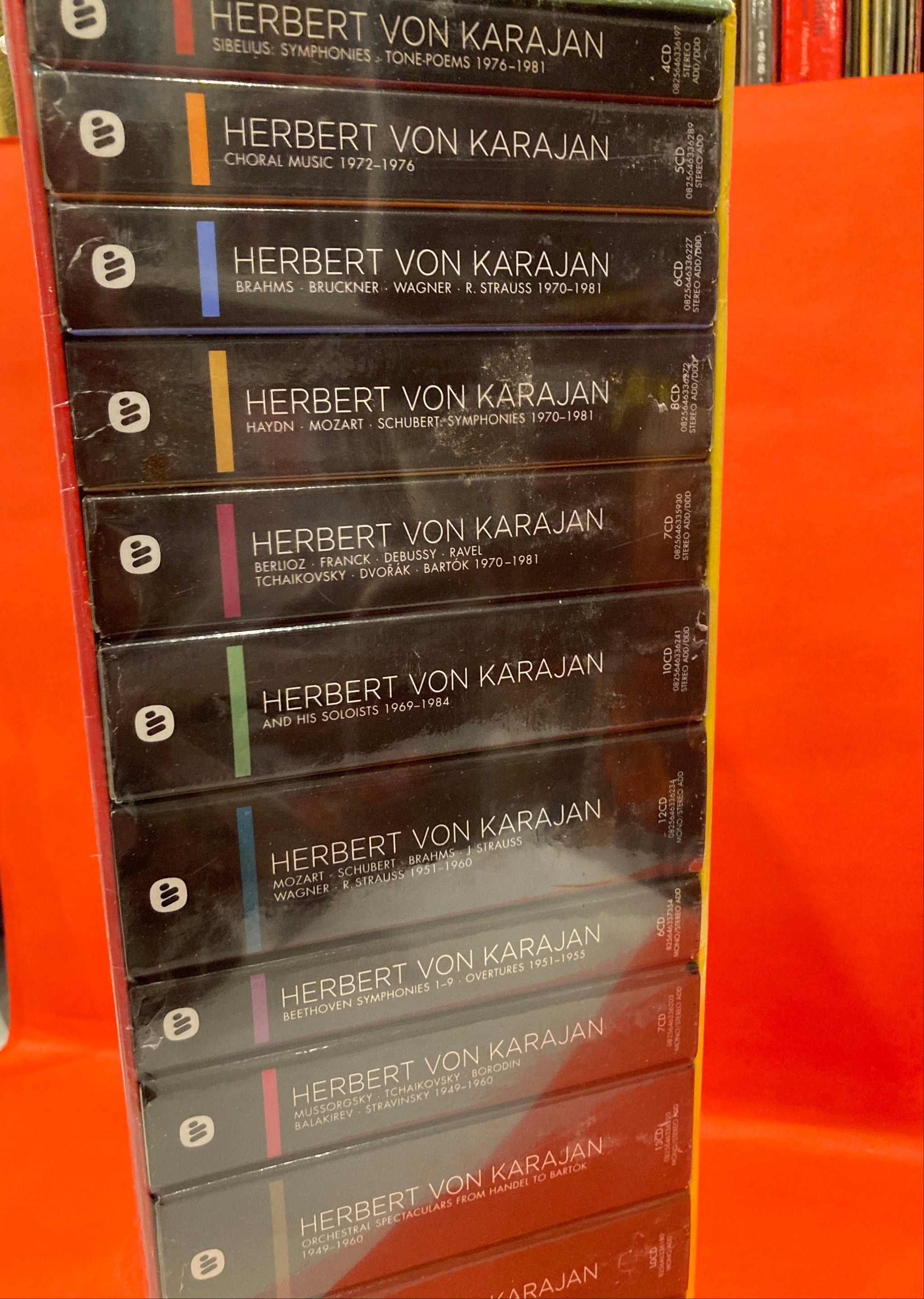 HERBERT VON KARAJAN OFFICAL REMASTERED EDITION - HUGE 101 X CD BOX