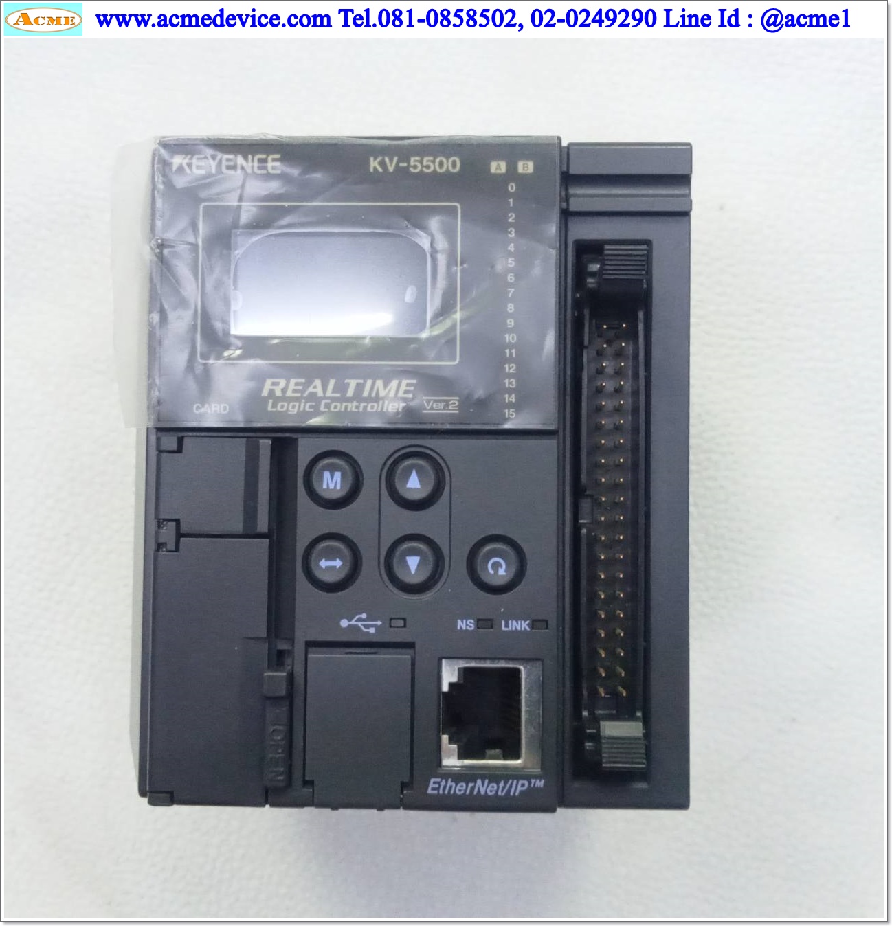 KEYENCE KV-5500 PLC 24V DC