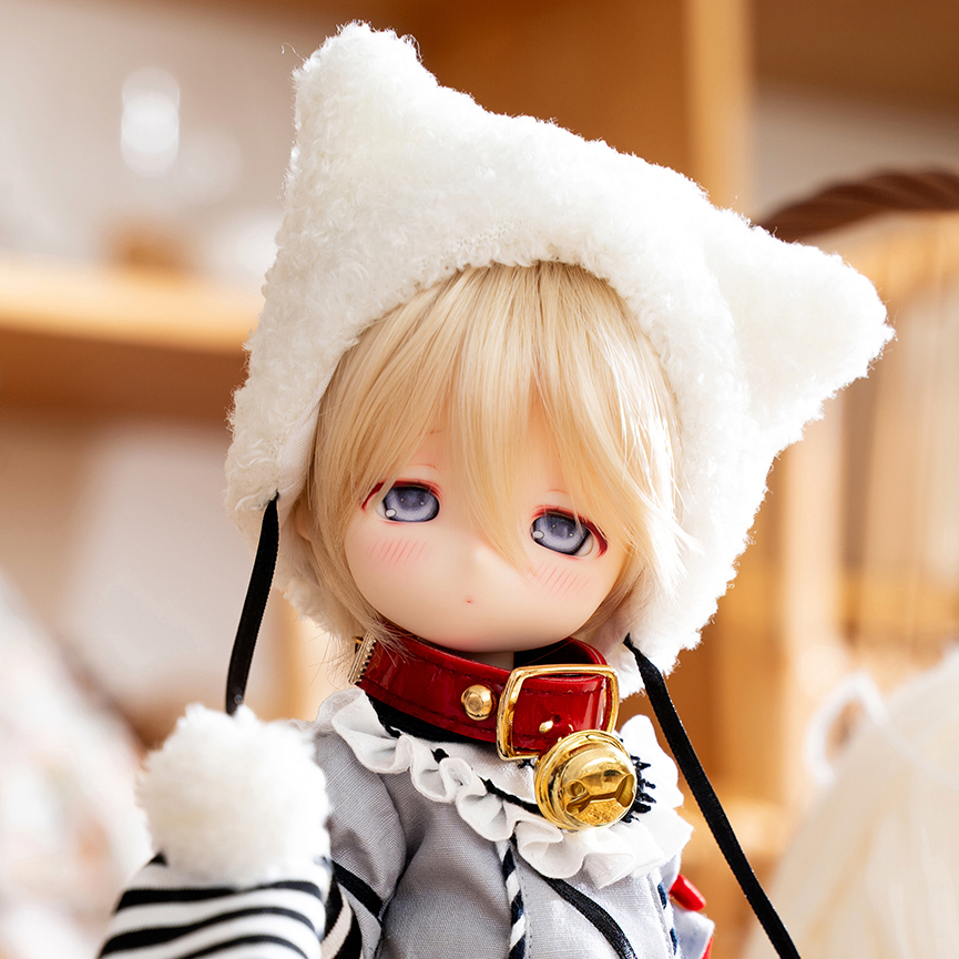 球体関節人形aya】 さくらんぼ柄ツーピースセット(ベルト付)｜DOLK