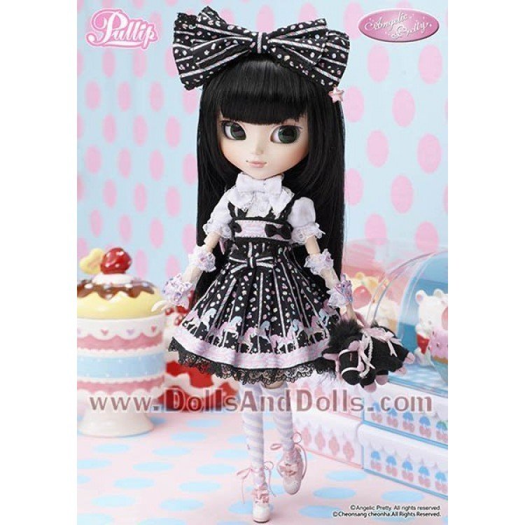 Angelic Pretty Sugary Carnival Black set for Pullip or Dal O-801