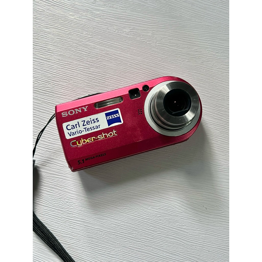 SONY Cyber-shot DSC-P100復古CCD數位相機紅| 蝦皮購物