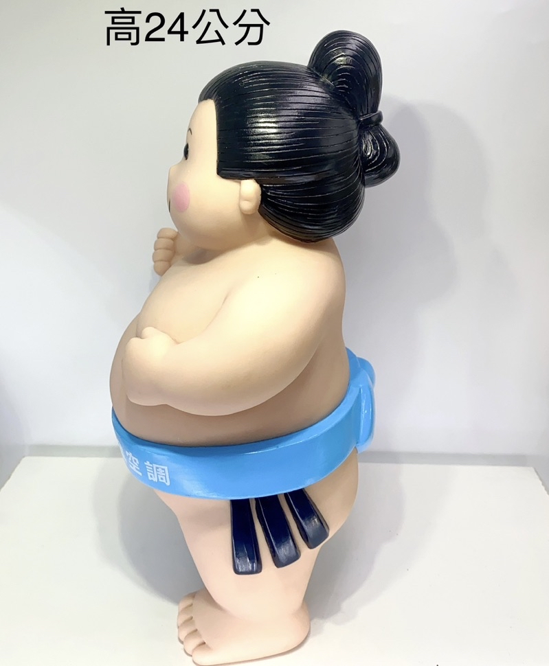 絕版‼全新現貨日本DAIKIN 大金寶寶存錢筒企業公仔紀念品娃娃相撲力士