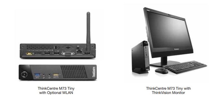 Especificações detalhadas do ThinkCentre M73 (Tiny Form Factor