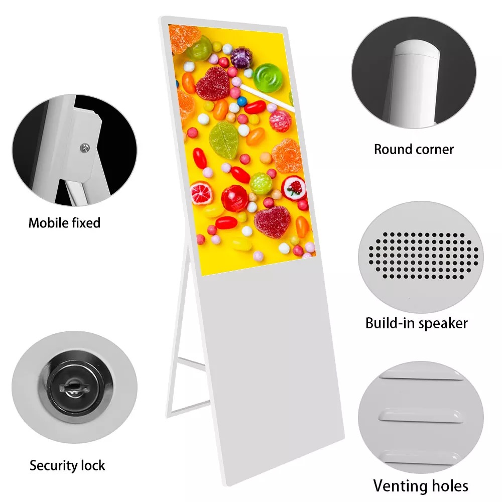 32inch Portable Digital Signage (Model-DPA320) DNR Display