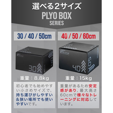 dショッピング |FIELDOOR プライオボックス 昇降台 (40cm×50cm×60cm