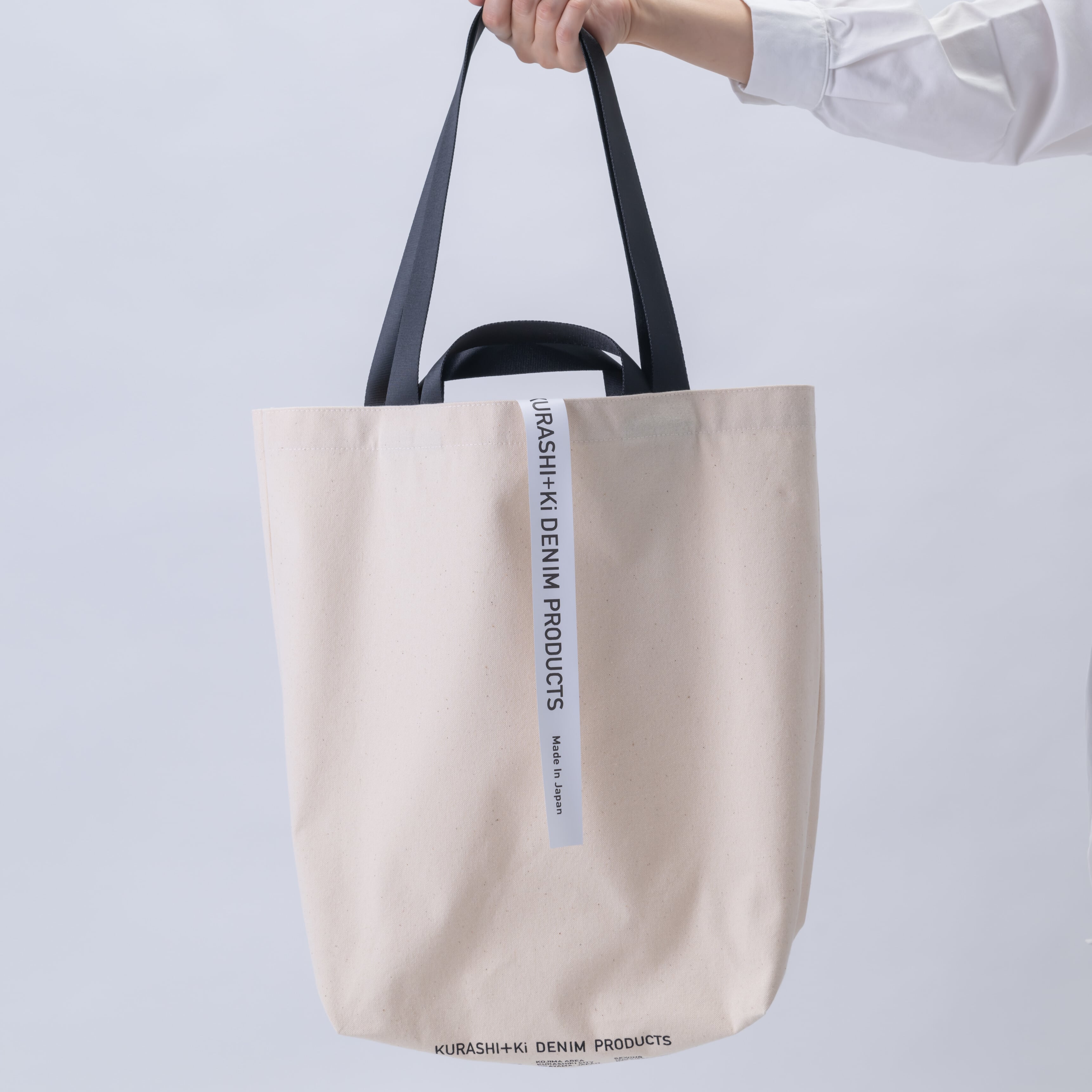 KURASHI+Ki BAG A4 BK（トート・ブラック）(ブラック): せとうちエリア