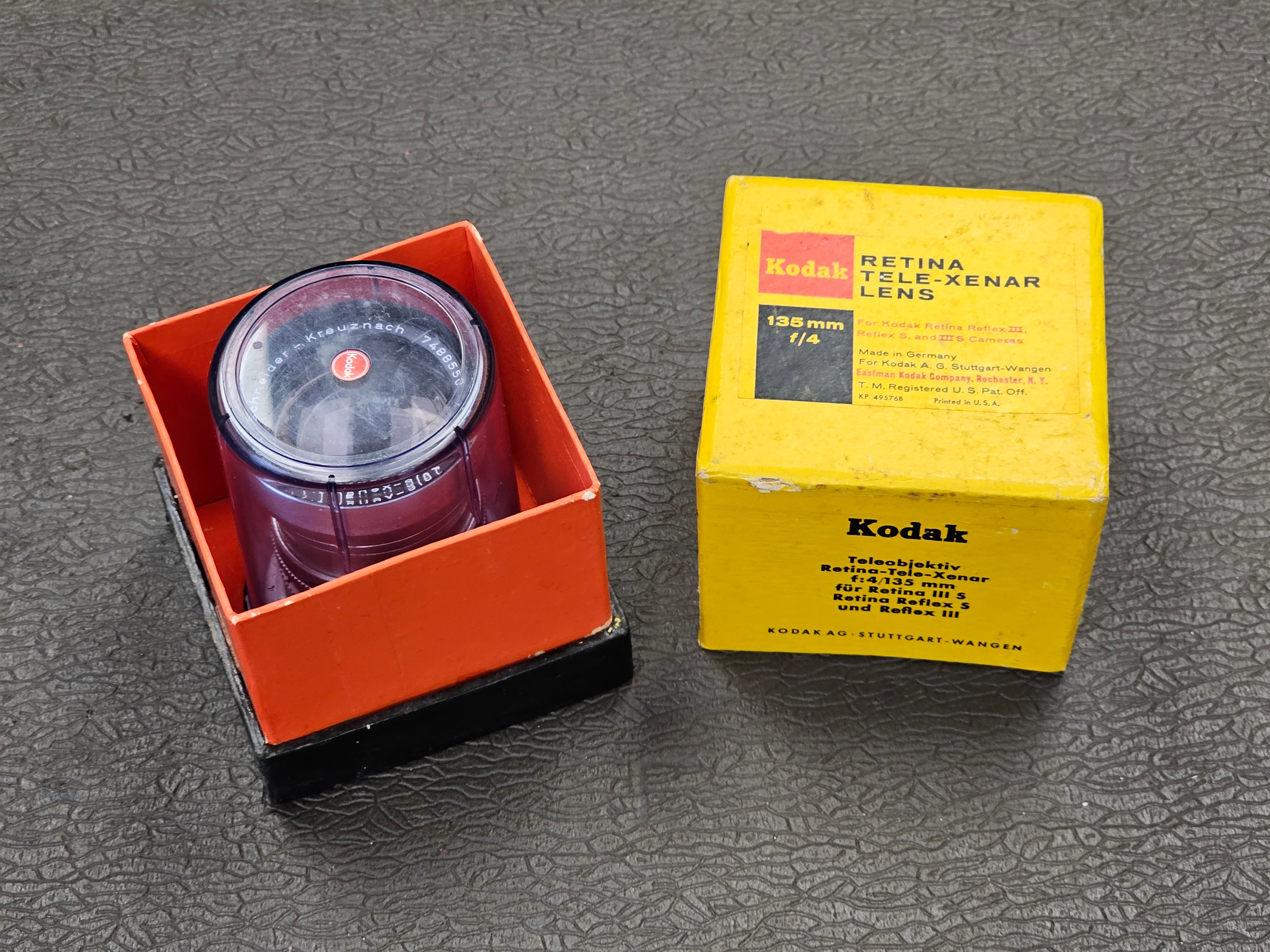 Schneider-Kreuznach Retina-Tele-Xenar 135mm f4 Compur for Kodak