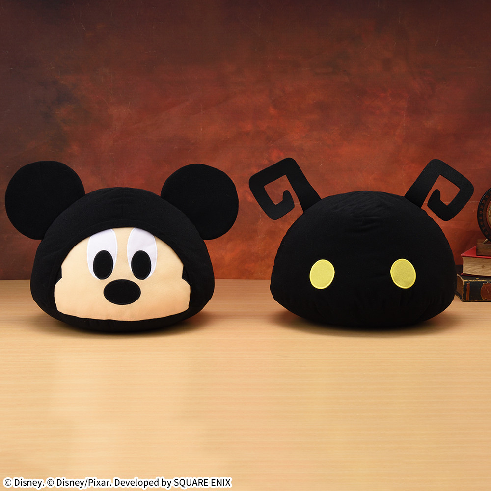 王様ミッキーとシャドウのお顔型クッション！セガプライズ ディズニー