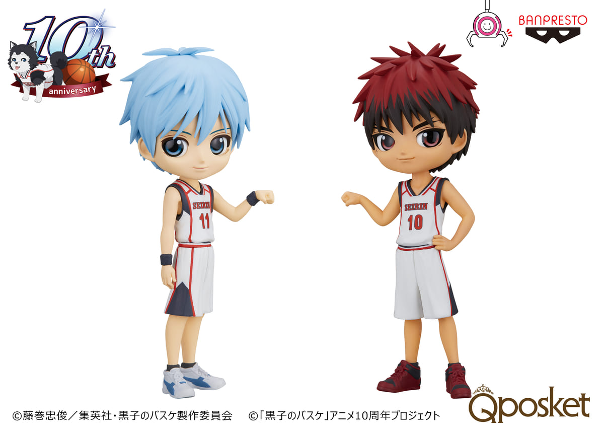 第1弾は黒子テツヤと火神大我！バンプレスト「黒子のバスケ Q posket」