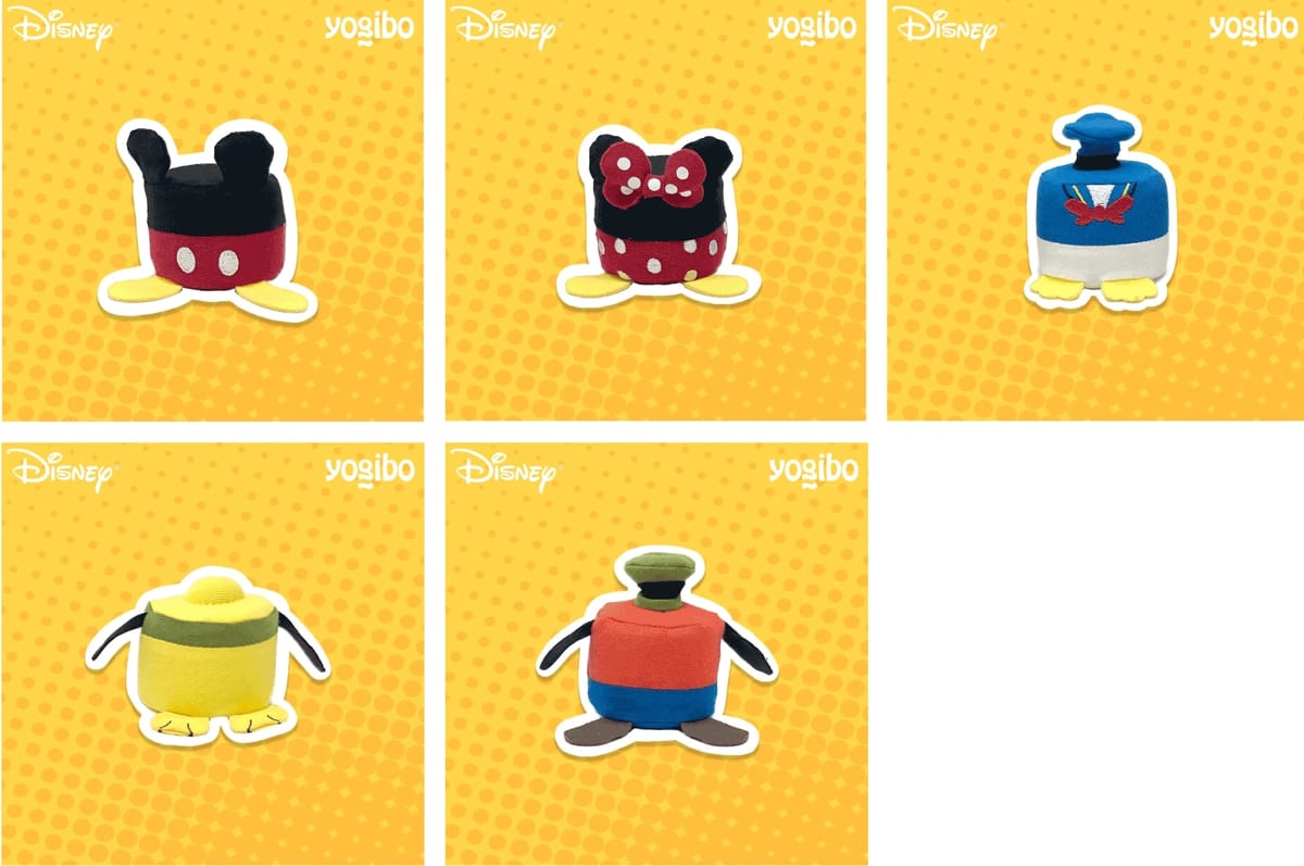 ミッキー&フレンズが「ヨギボー」シリーズに仲間入り！Yogibo