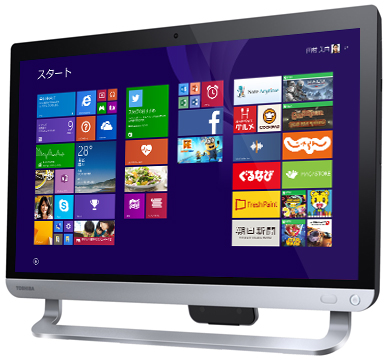 液晶一体型AVPC dynabook REGZA PC D81・D71トップページ