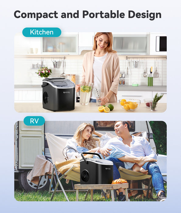 ecozy Portable Countertop Ice Maker IM-BS260C — Ecozy