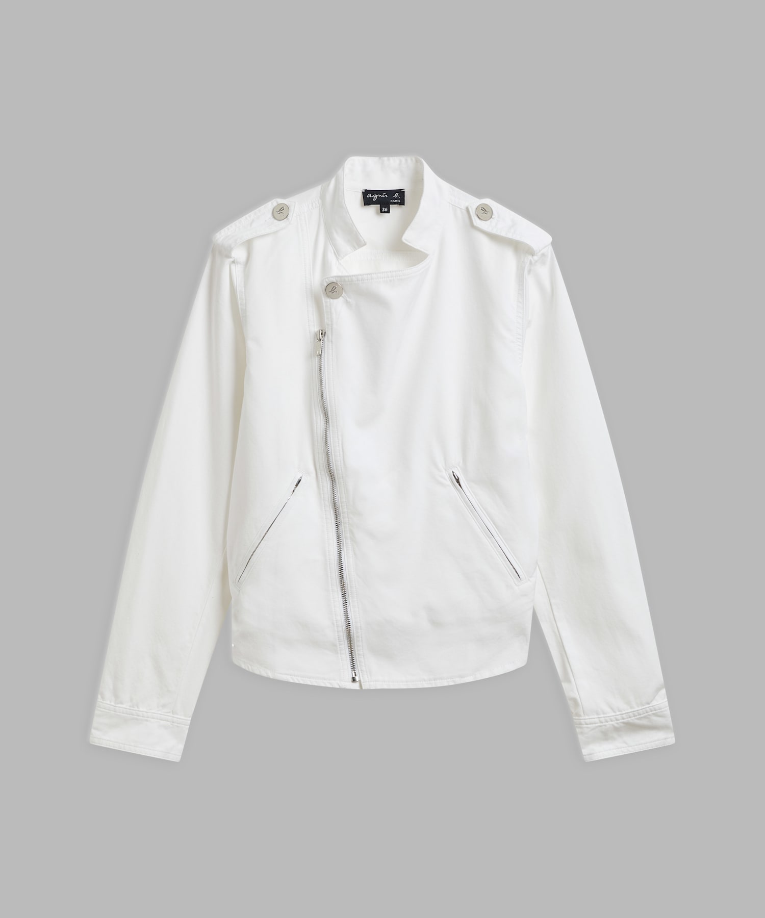 UP46 BLOUSON ライダースジャケット ｜agnès b. FEMME（ファム