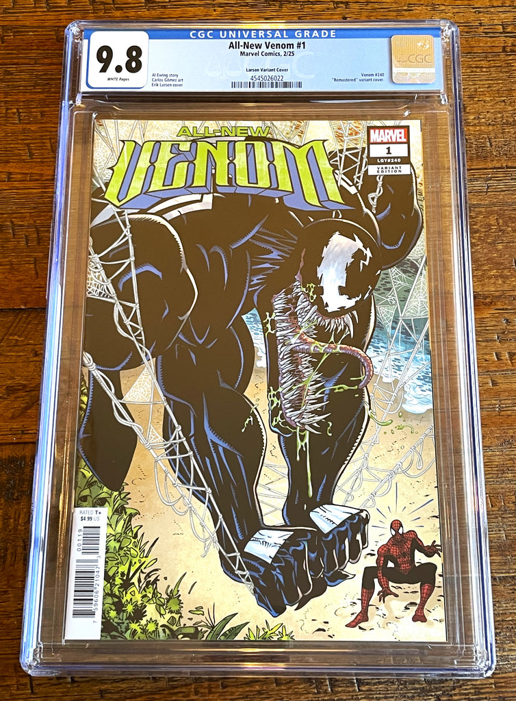ALL NEW VENOM #1 CGC 9.8 ERIK LARSON 1:50 RI REMASTERED VARIANT