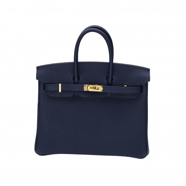 未使用] エルメス バーキン 30 トゴ ブルーニュイ ピンクゴールド金具