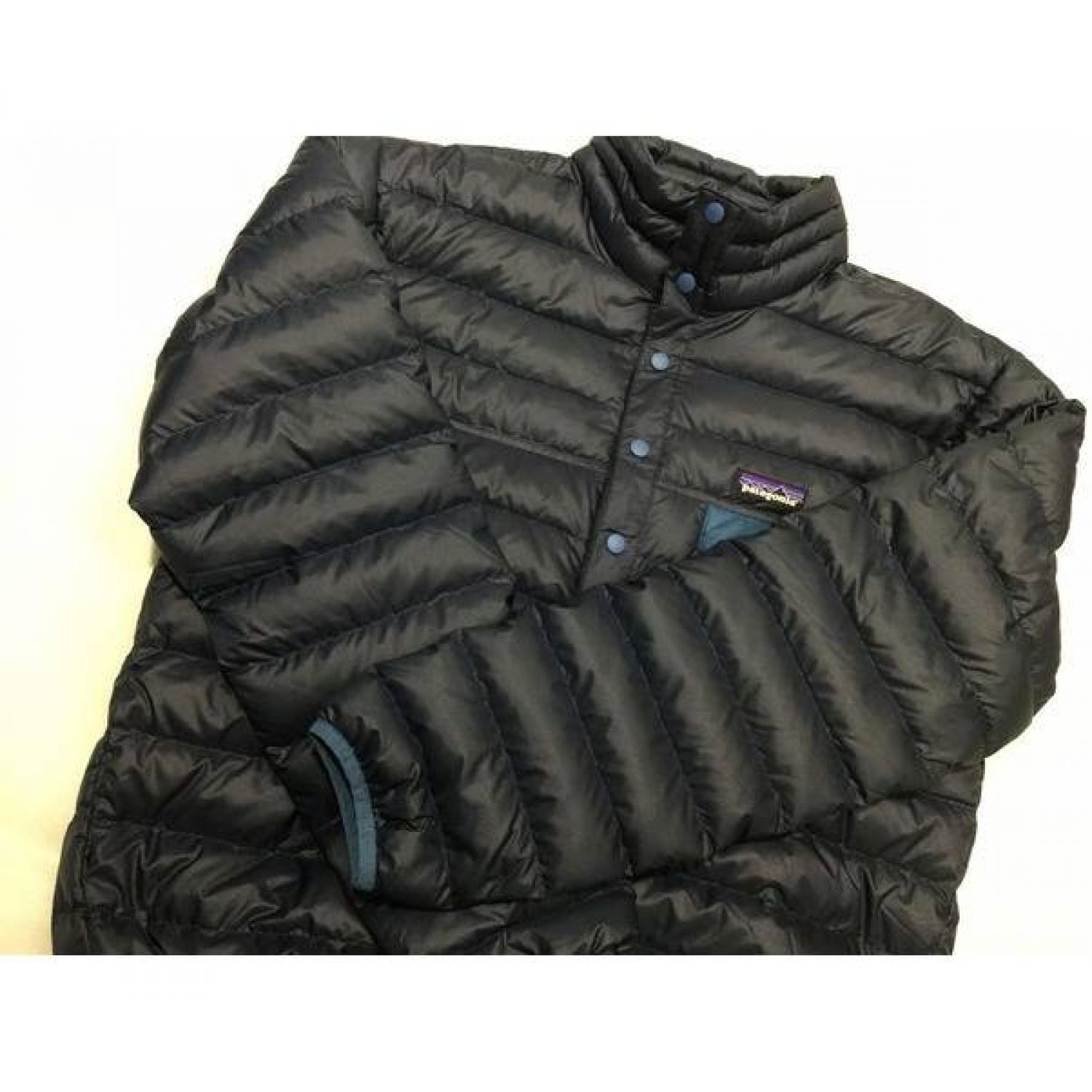 Patagonia ダウンスナップTプルオーバー ネイビー｜トレファクONLINE