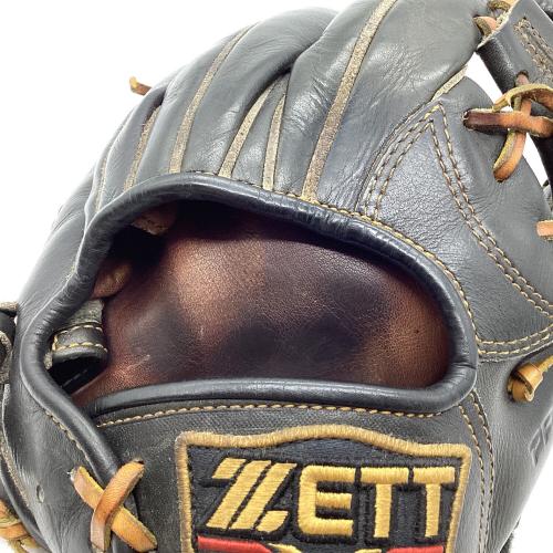 ZETT (ゼット) 硬式グローブ 約27cm ブラック 佐藤印 PRO STATUS