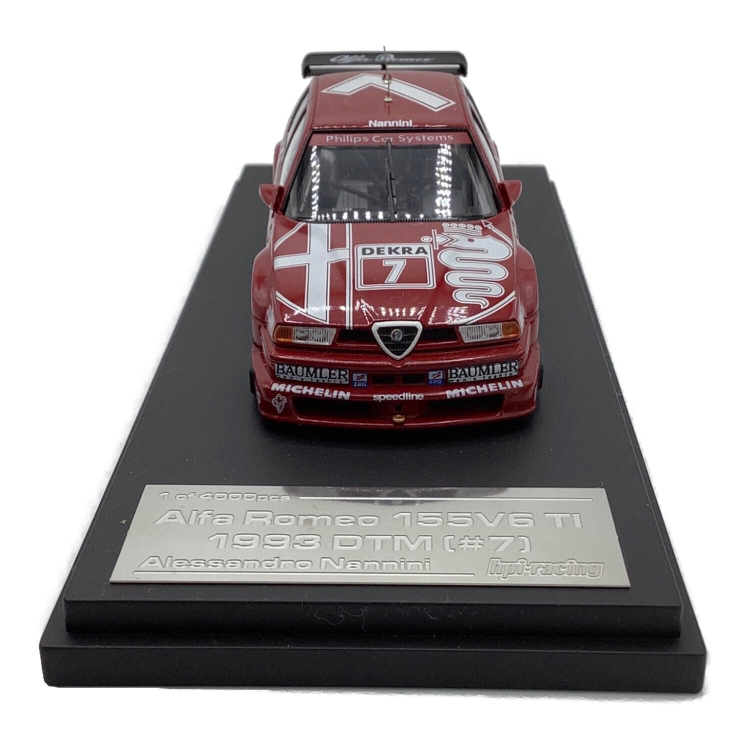 hpi.racing ダイキャストカー Alfa Romeo 155V6 TI(#7) 1993 DTM