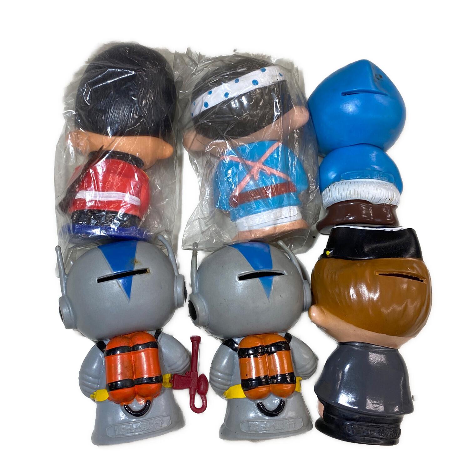 富士銀行 レトロソフビ貯金箱セット 6Pセット ボクちゃん｜トレファク