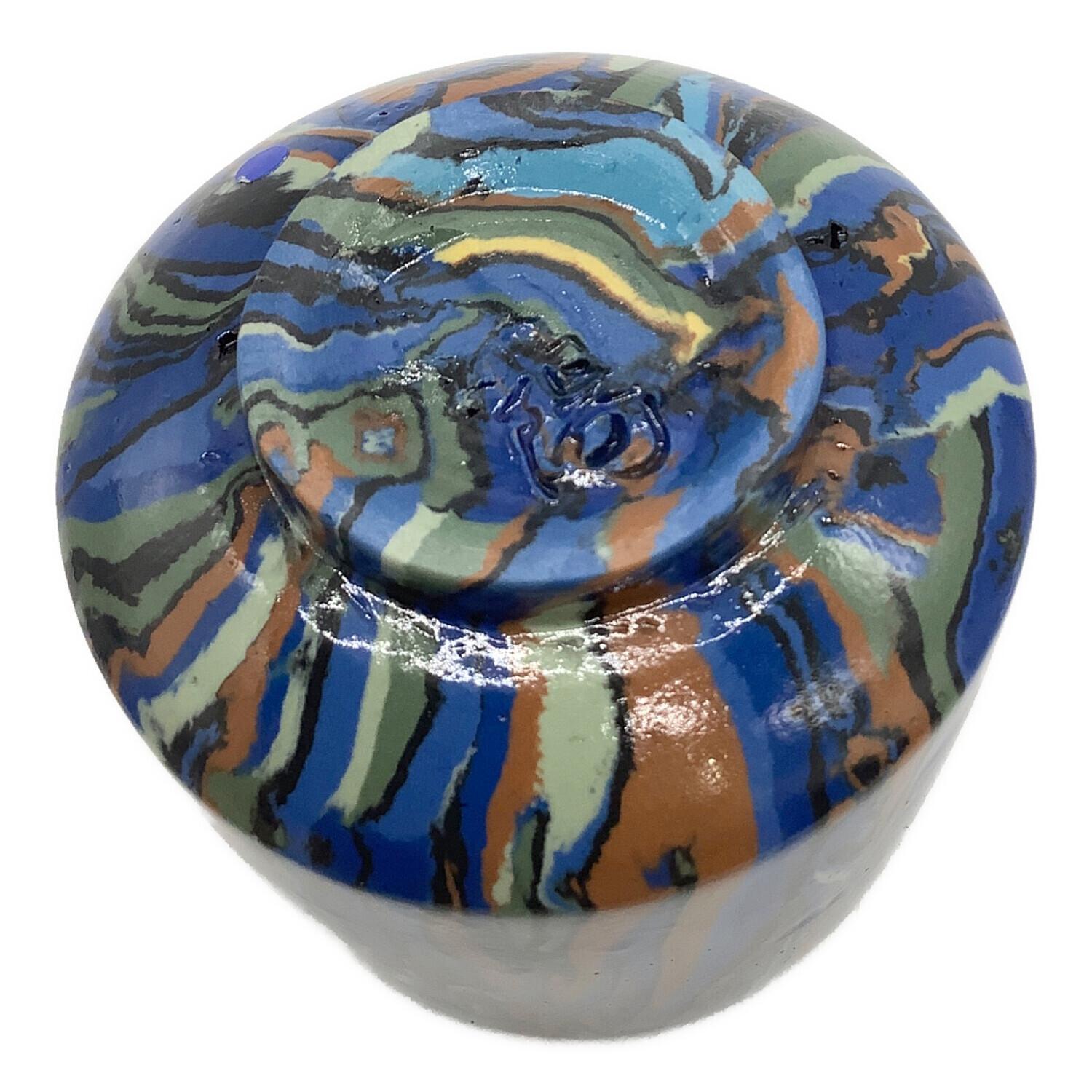 椋灰釉練上湯呑 松井康陽作 湯呑み｜トレファクONLINE