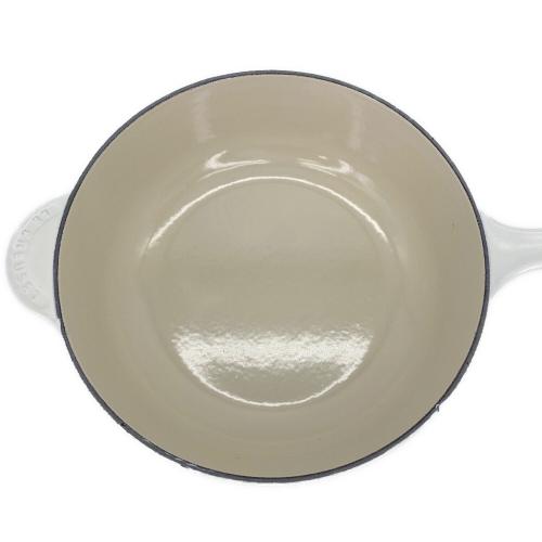 LE CREUSET (ルクルーゼ) 片手鍋 21cm ソーシエフラワーリーフ