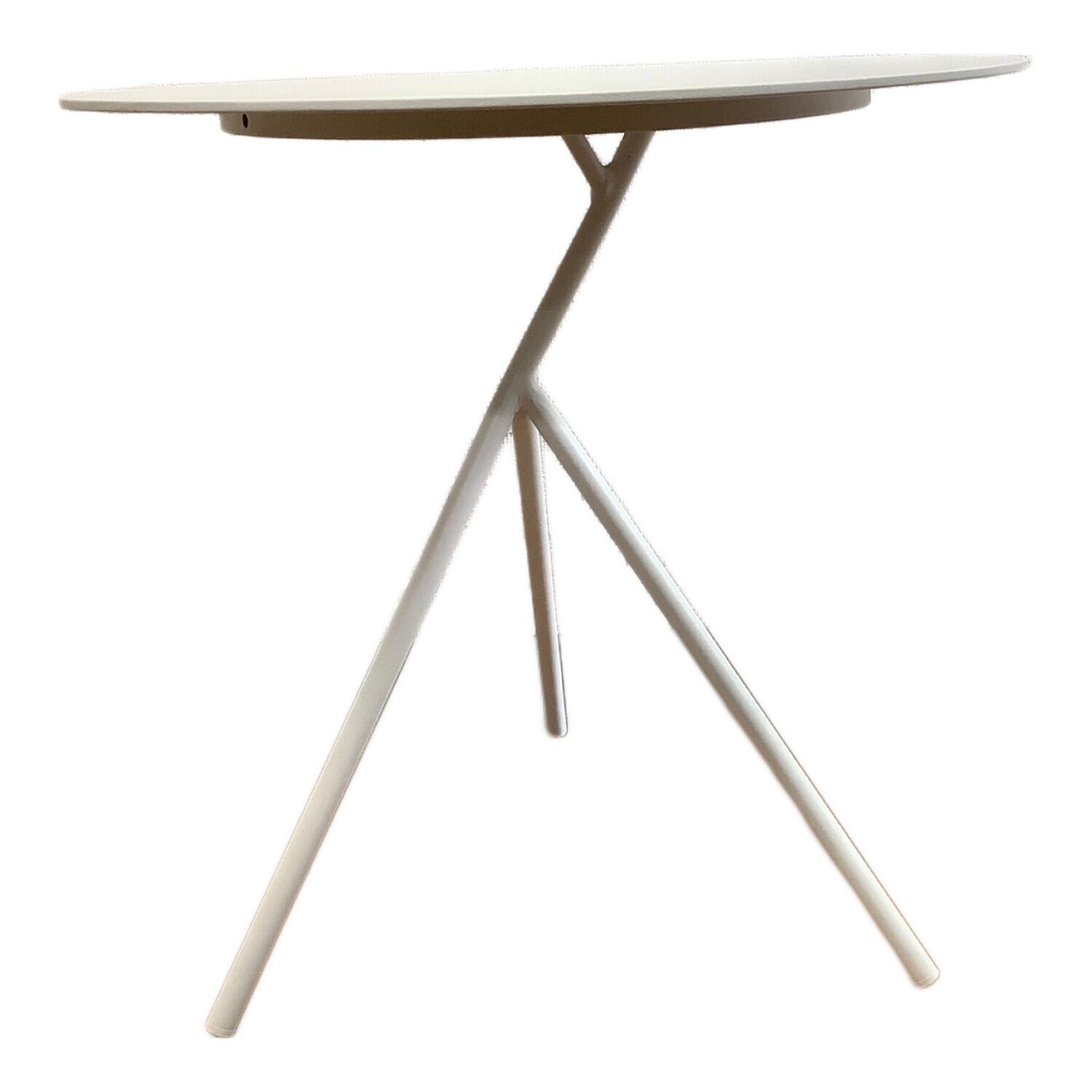 ACTUS (アクタス) サイドテーブル ホワイト @ Π 1点セット LUNA